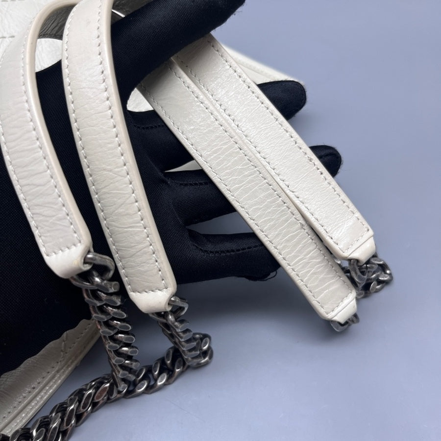 Saint Laurent - Other - Leather - White - (Medium)