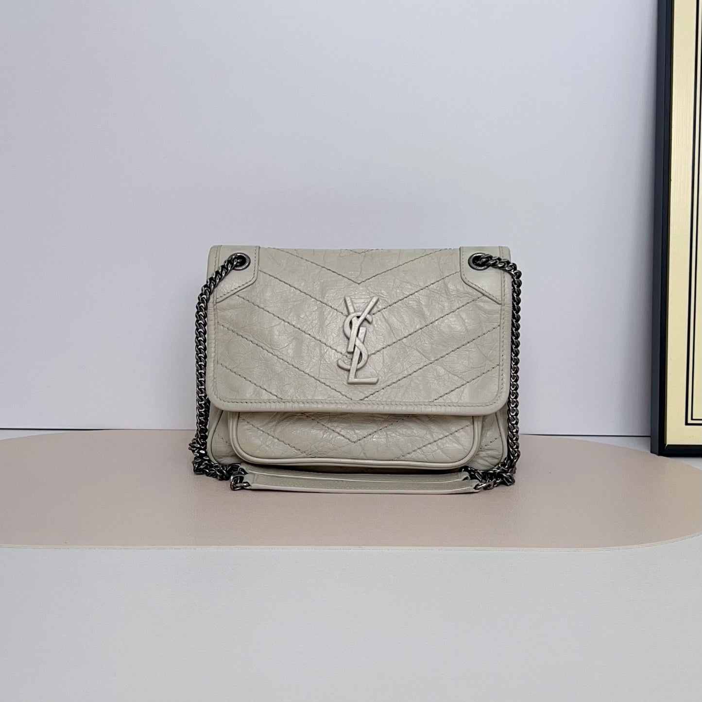Saint Laurent - Other - Leather - White - (small)