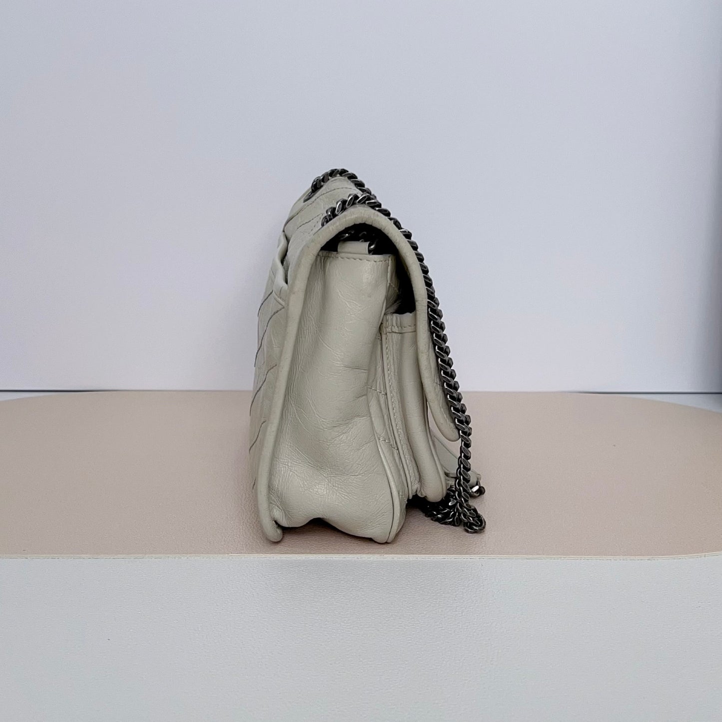 Saint Laurent - Other - Leather - White - (small)