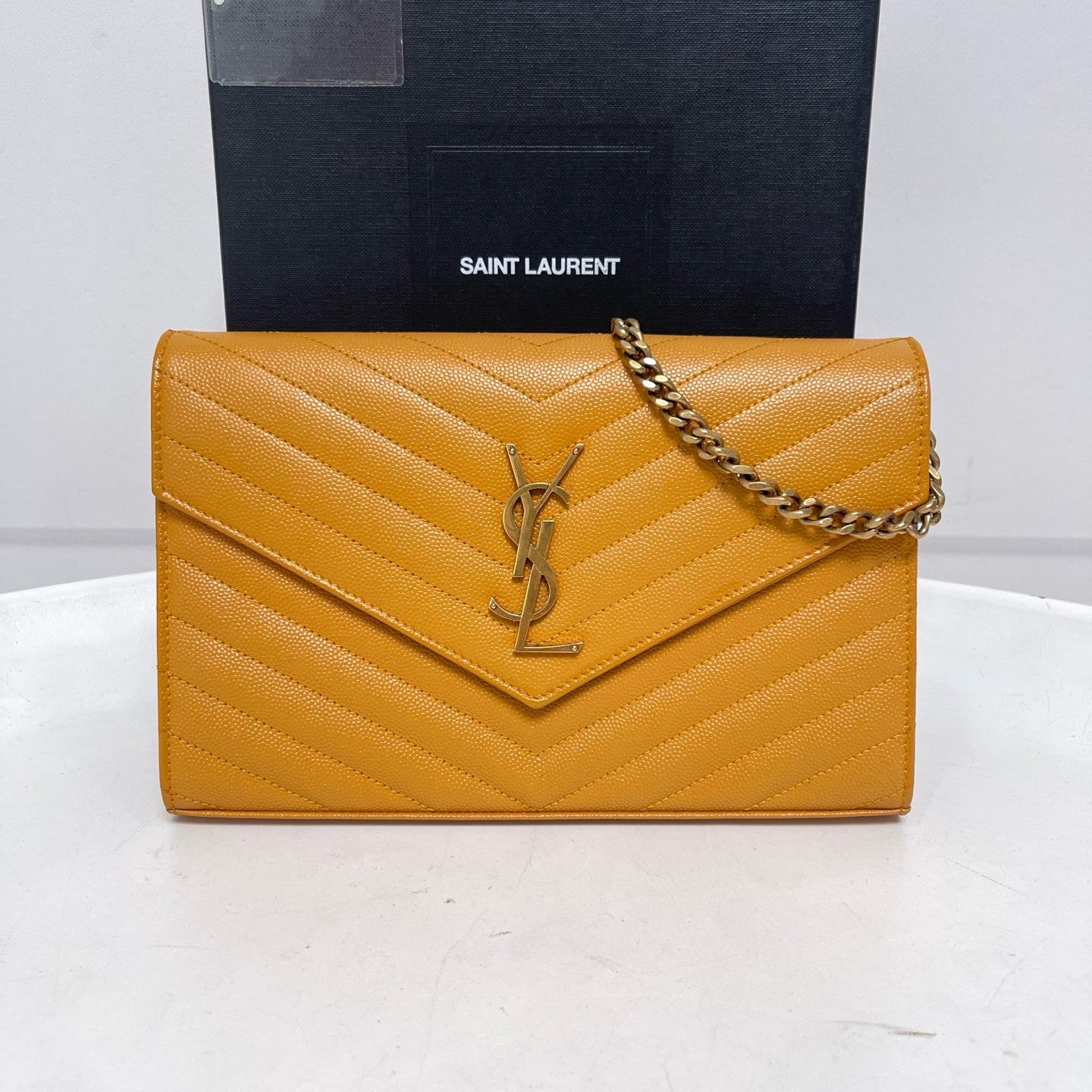 Saint Laurent - Other - Leather - Yellow - (medium)