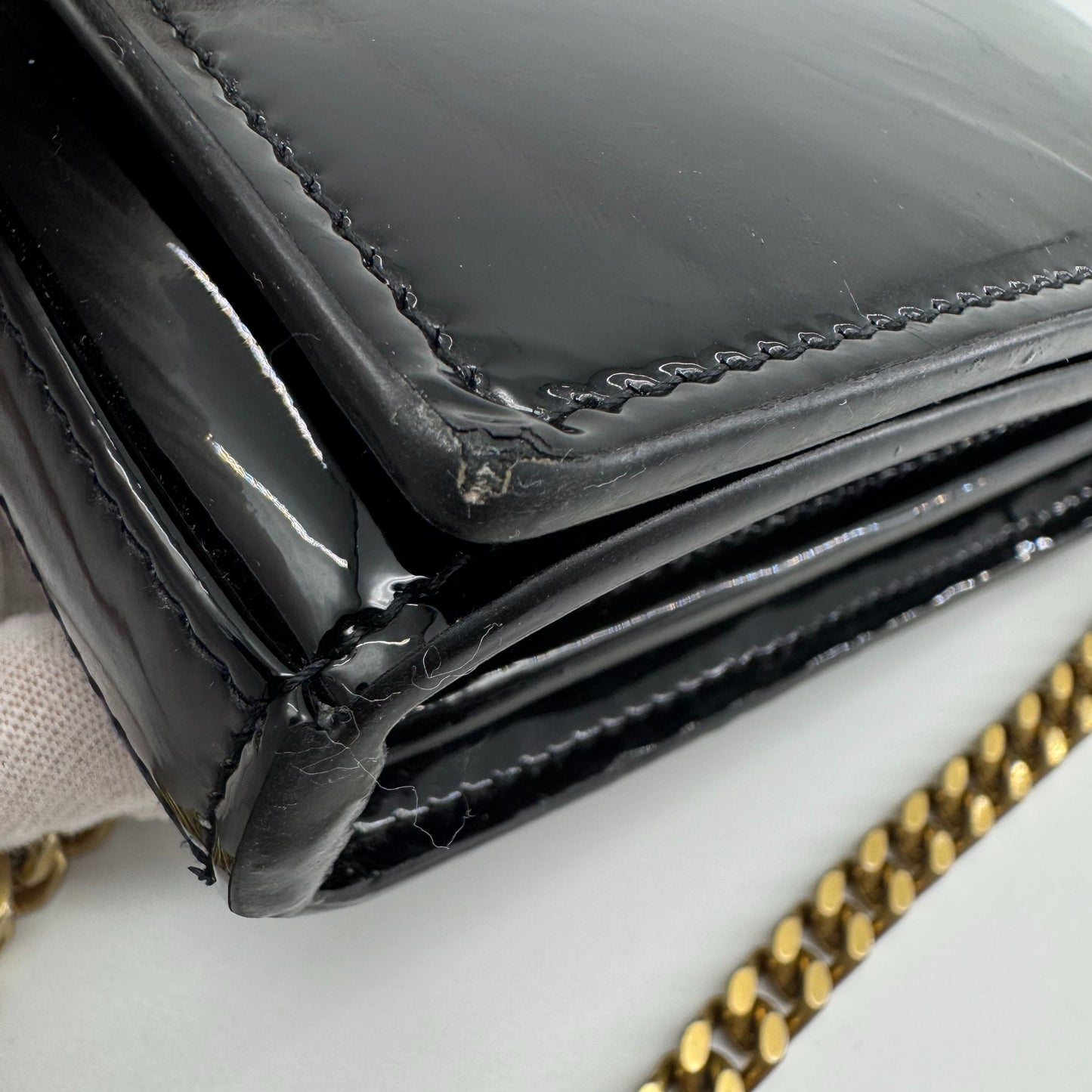 Saint Laurent - Other - Patent leather - Black - (small)