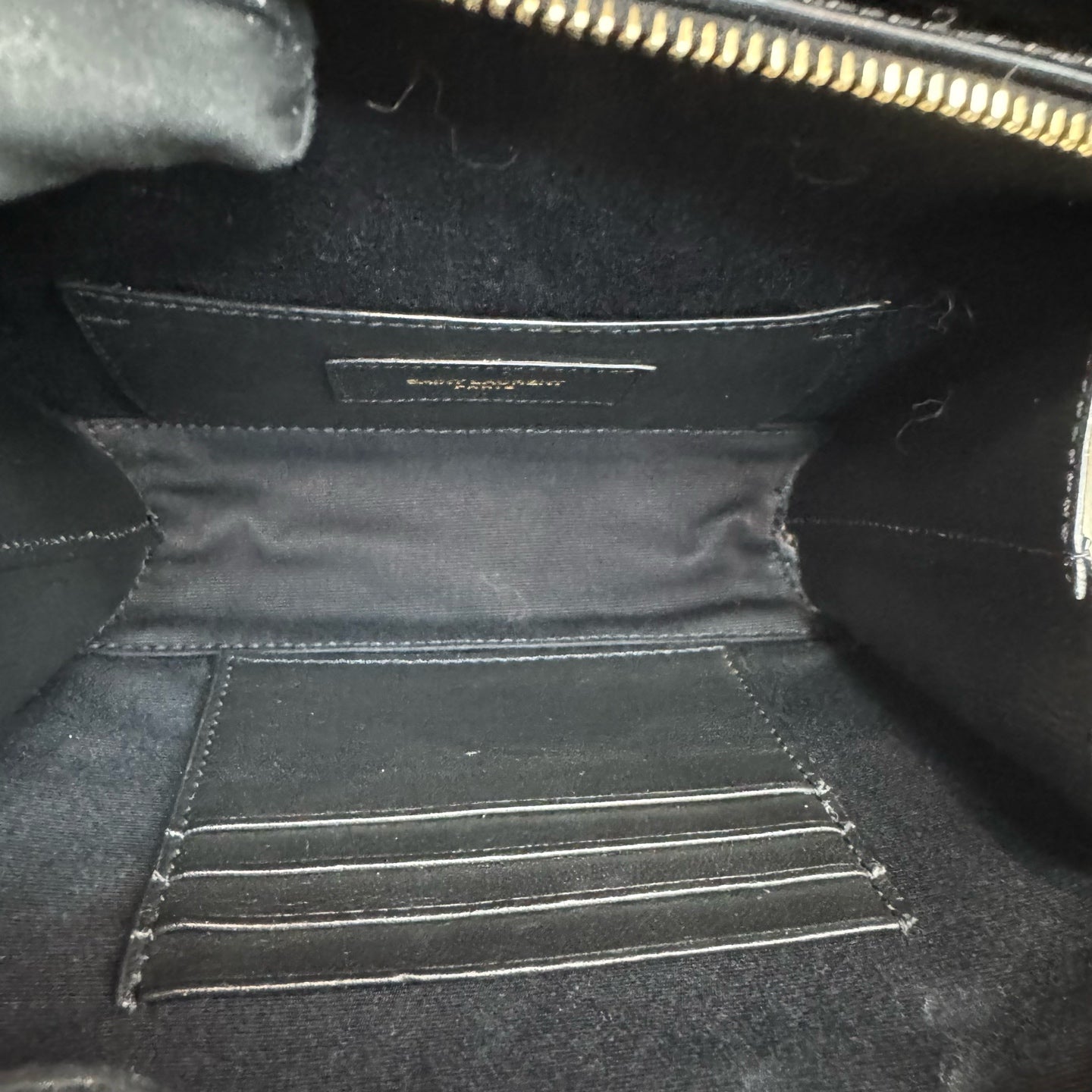 Saint Laurent - Other - Patent leather - Black with Gold-Tone Hardware - (mini)