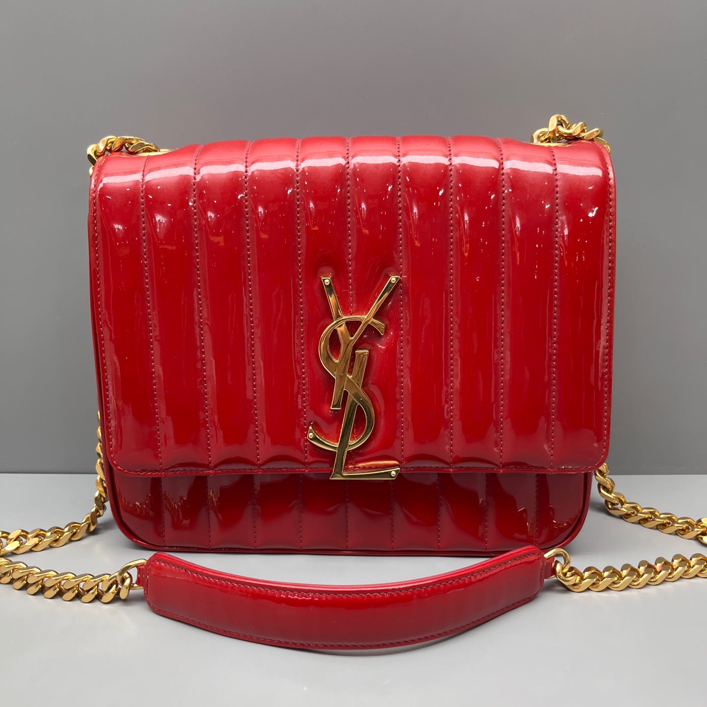 Saint Laurent - Other - Patent leather - Red - (mini)