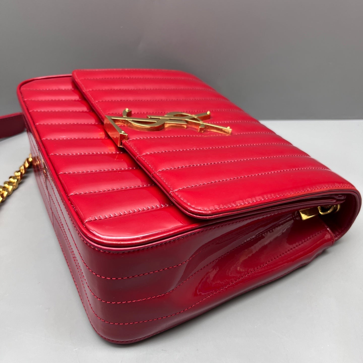 Saint Laurent - Other - Patent leather - Red - (mini)