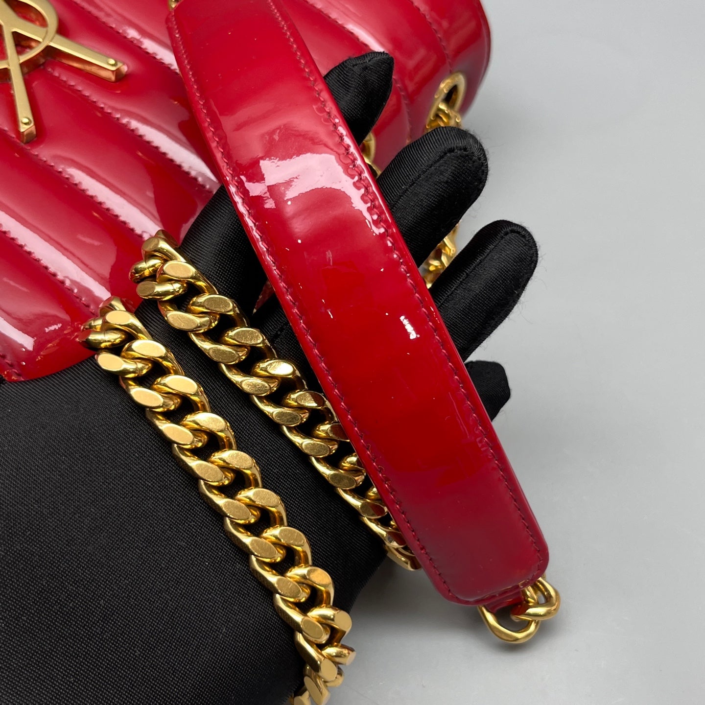 Saint Laurent - Other - Patent leather - Red - (mini)
