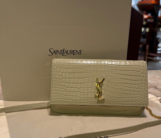 Saint Laurent - Other - Patent leather - White - (mini)