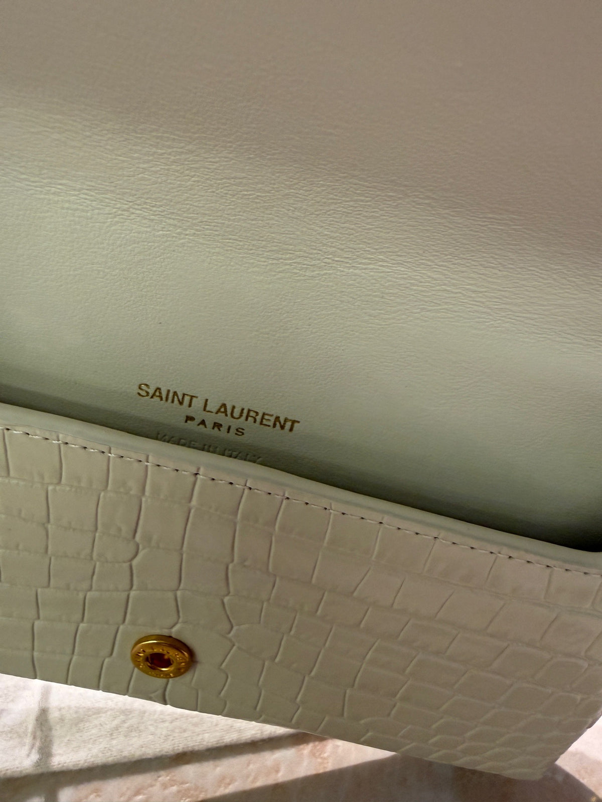 Saint Laurent - Other - Patent leather - White - (mini)