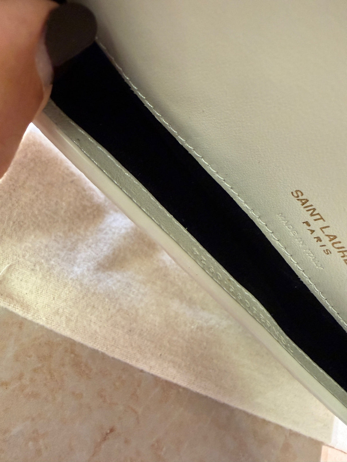 Saint Laurent - Other - Patent leather - White - (mini)