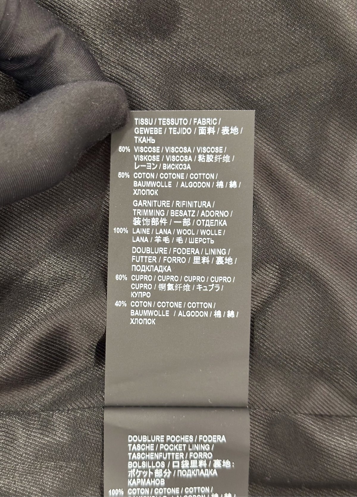 Saint Laurent - Other - Polyamide - Black - (44)