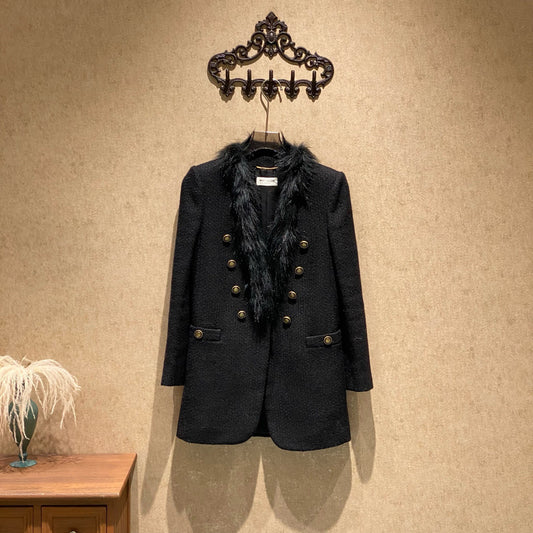 Saint Laurent - Other - Tweed - Black - (38)