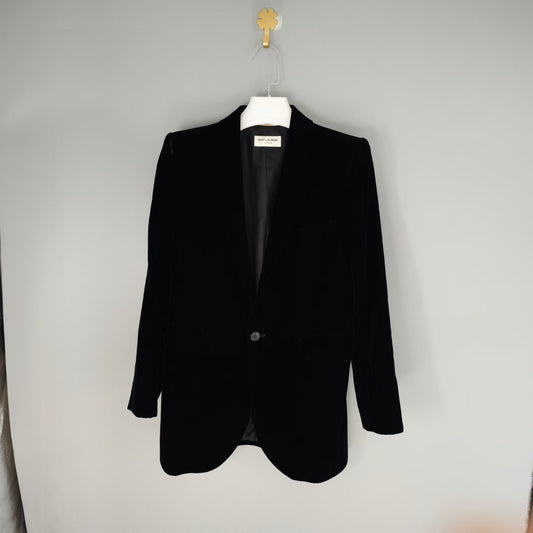Saint Laurent - Other - Velvet - Black - (36)