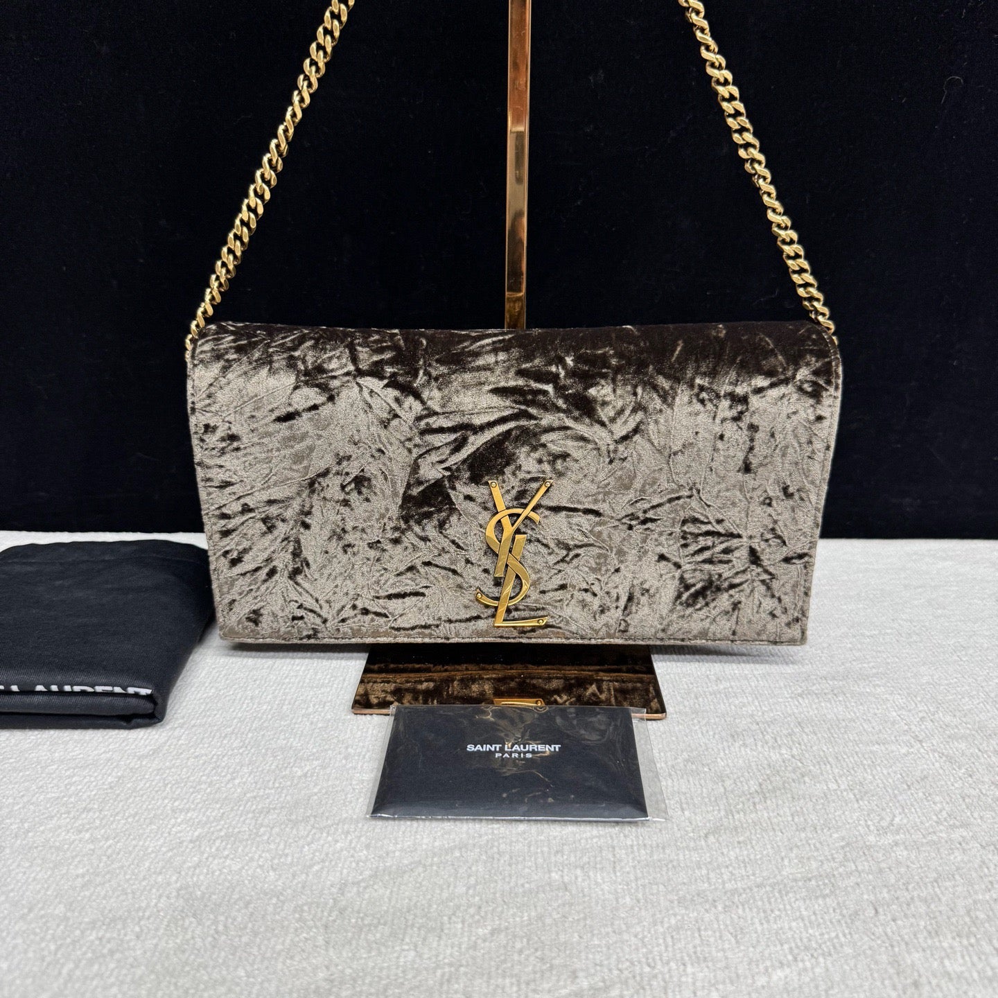 Saint Laurent - Other - Velvet - Brown - (mini)