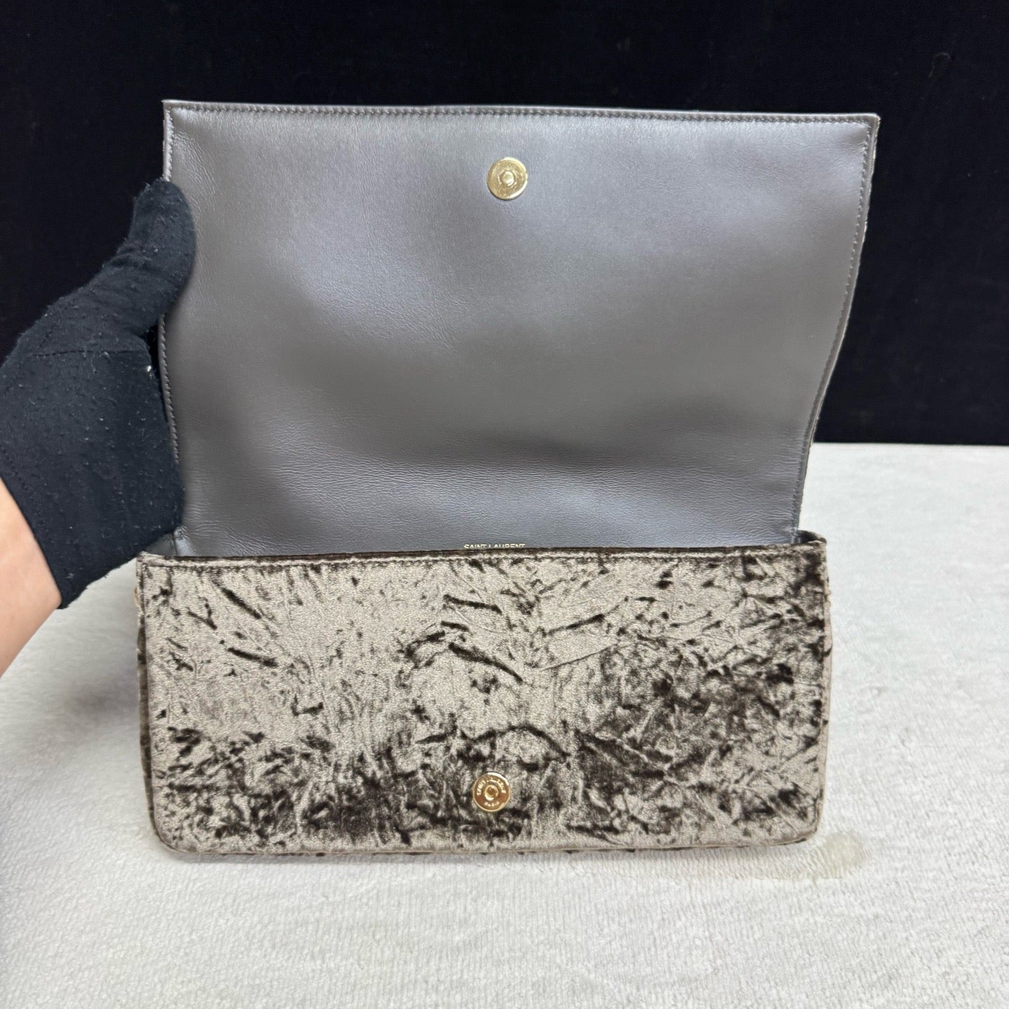 Saint Laurent - Other - Velvet - Brown - (mini)