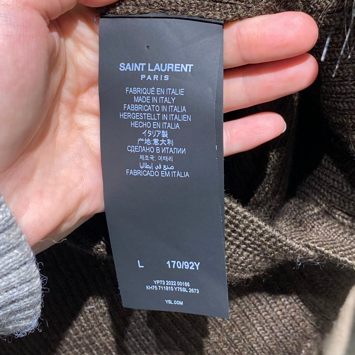 Saint Laurent - Other - Wool - Brown - (L)