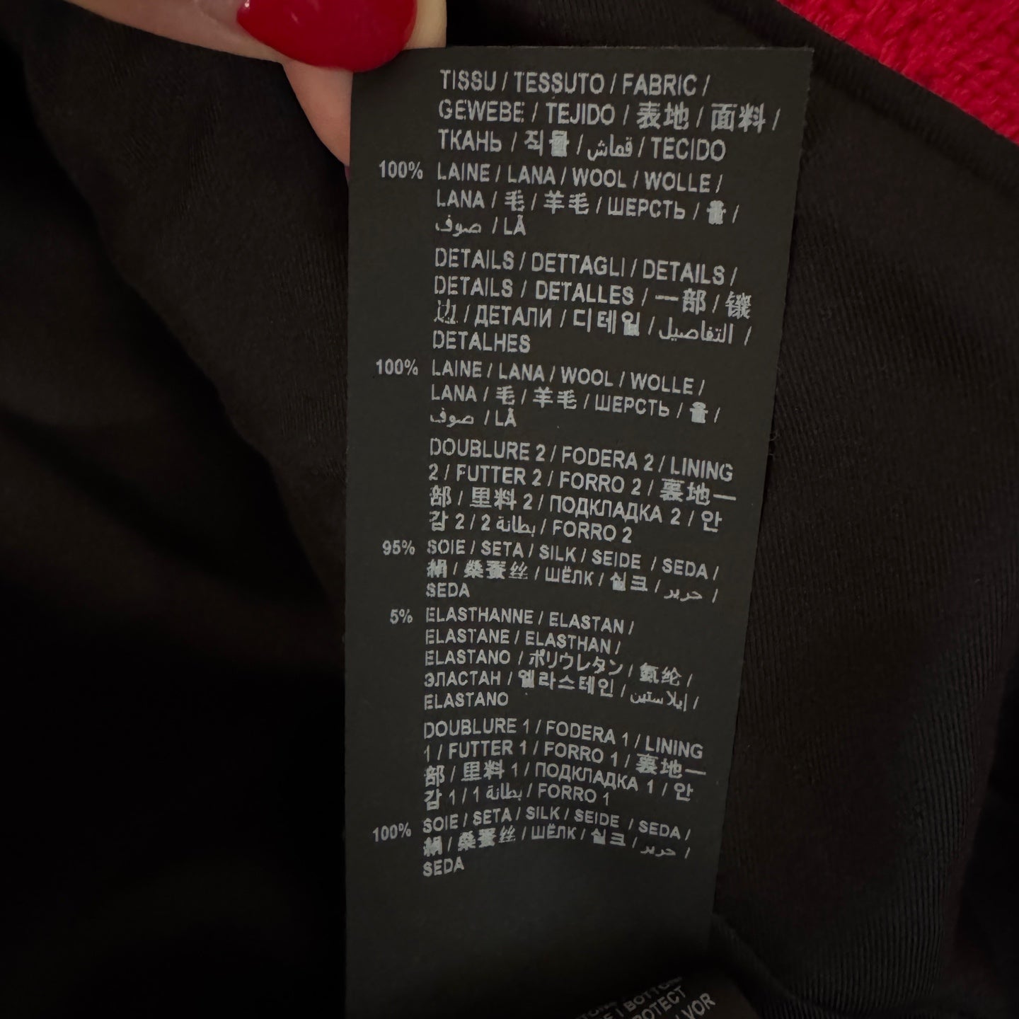 Saint Laurent - Other - Wool - Red - (36)