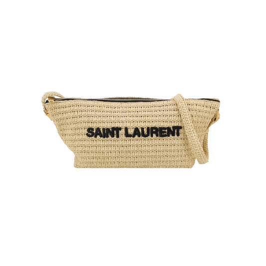 Saint Laurent - Panier - Wicker - Beige - (medium)