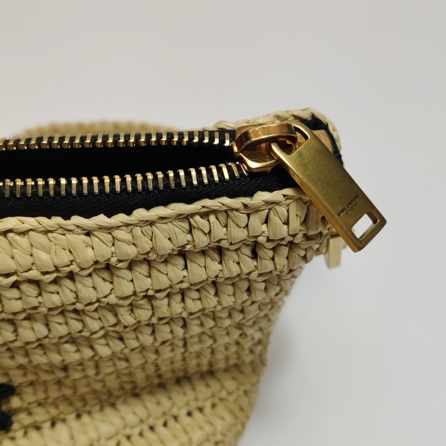 Saint Laurent - Panier - Wicker - Beige - (medium)