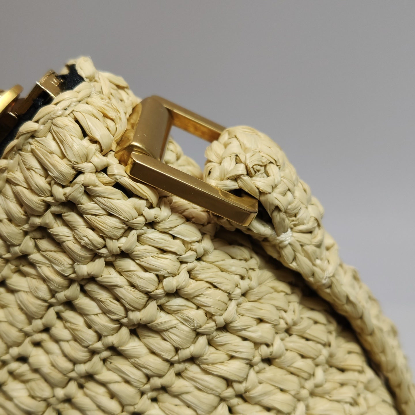 Saint Laurent - Panier - Wicker - Beige - (medium)