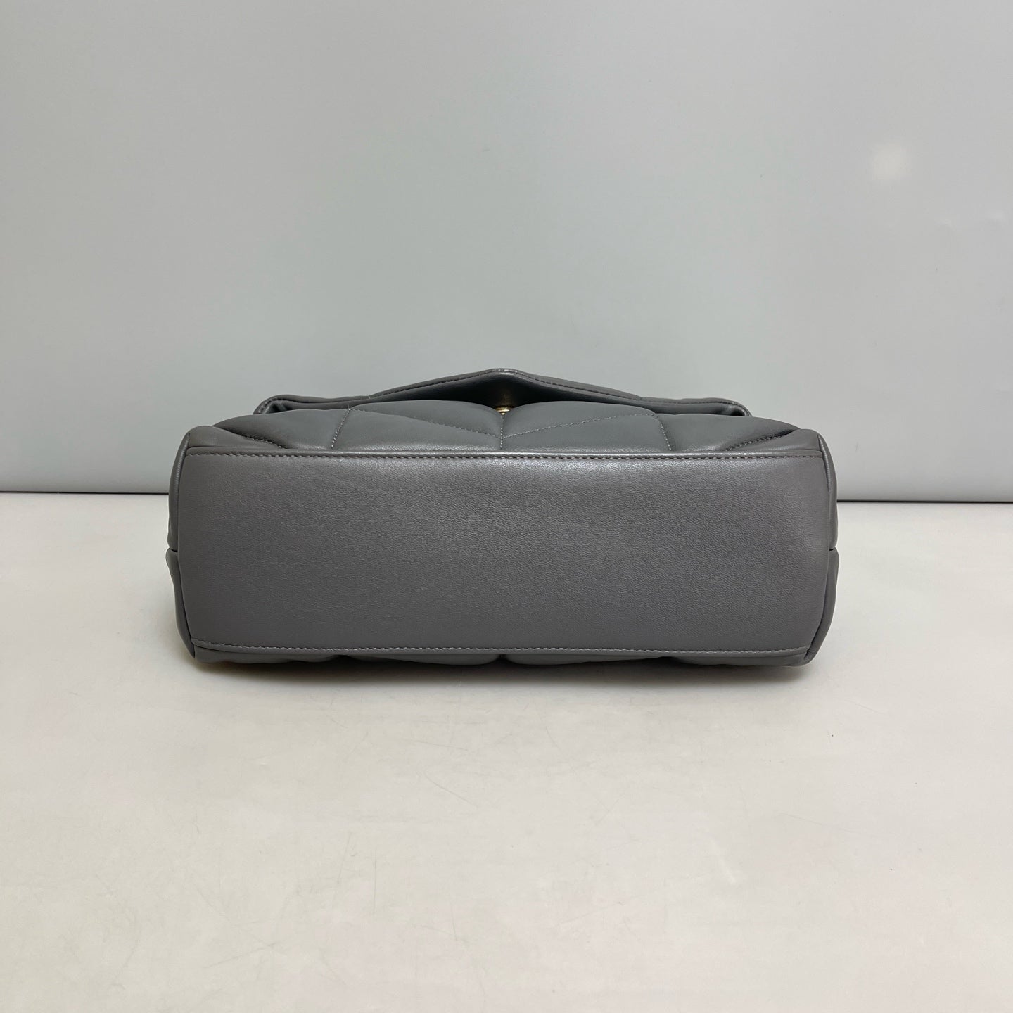 Saint Laurent - Puffer Bag Medium - Leather - Grey - (Medium)