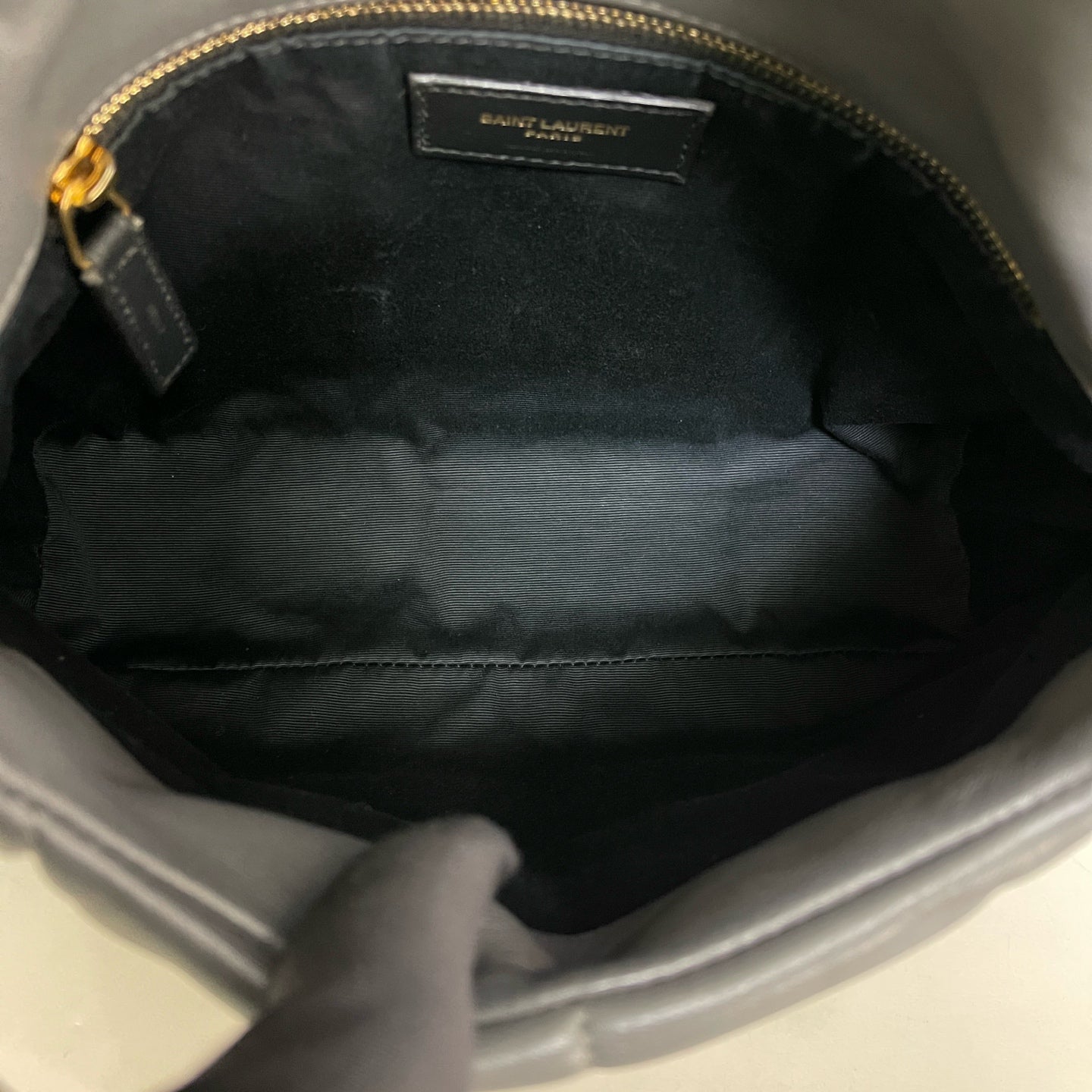 Saint Laurent - Puffer Bag Medium - Leather - Grey - (Medium)