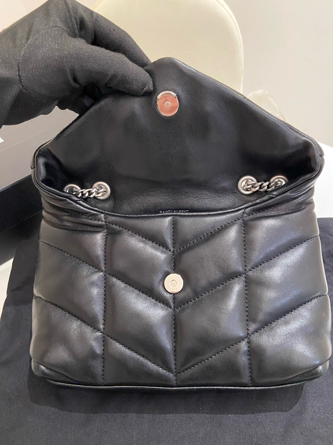 Saint Laurent - Puffer - Leather - Black - (mini)