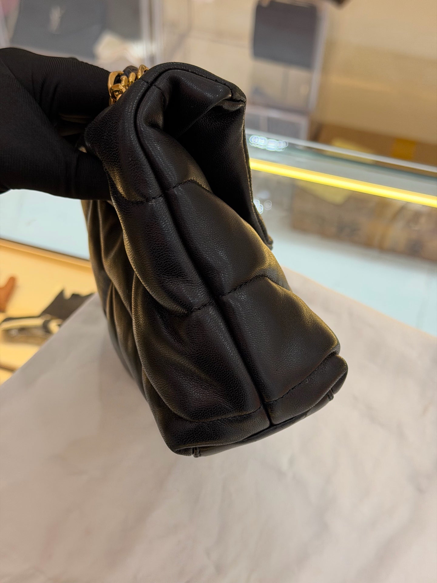 Saint Laurent - Puffer - Leather - Black - (mini)