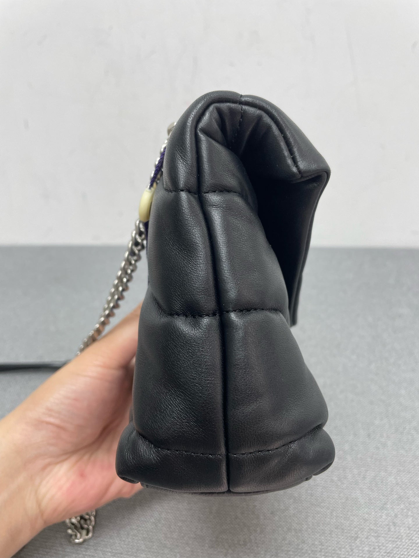 Saint Laurent - Puffer - Leather - Black - (small)