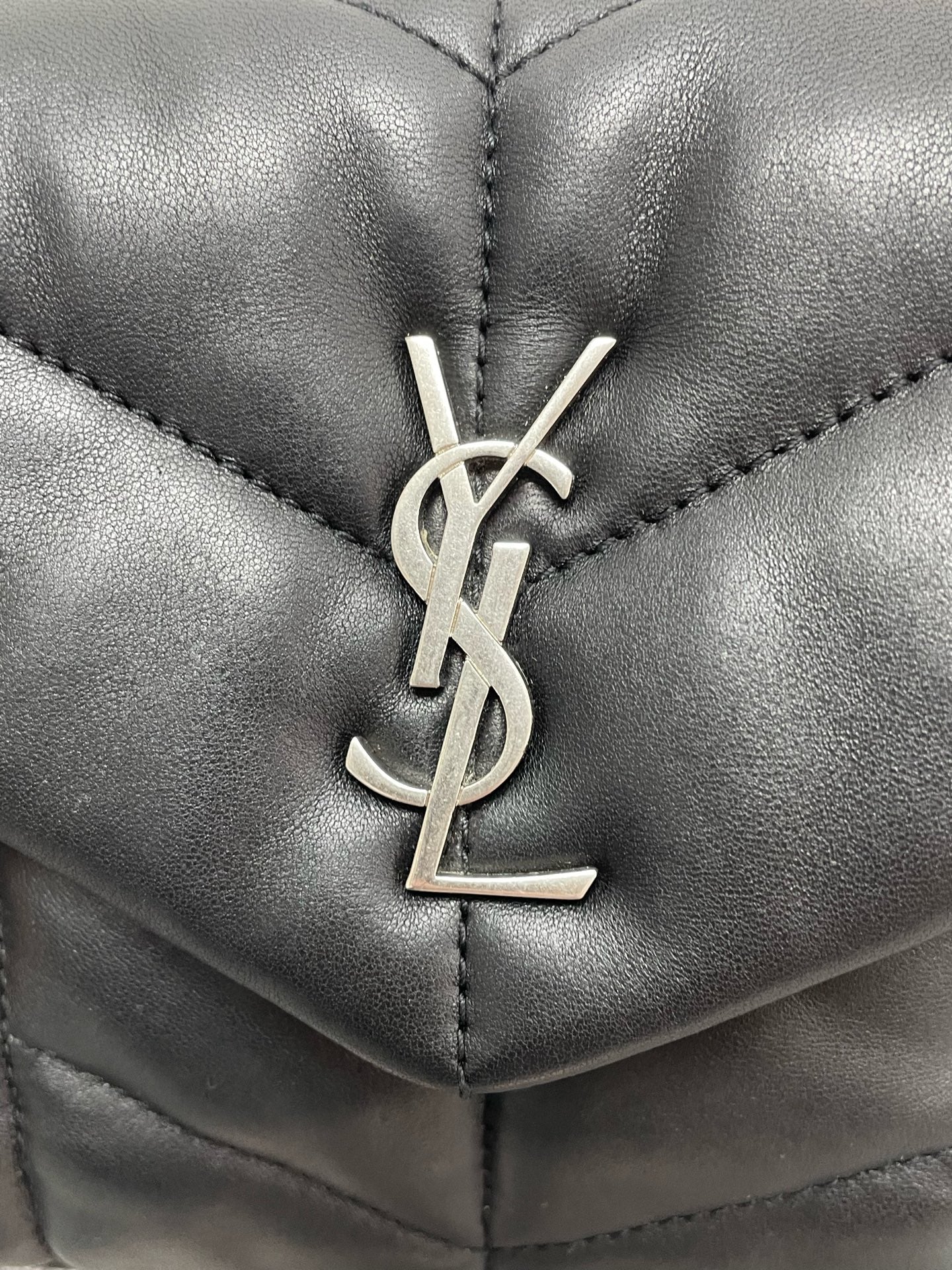 Saint Laurent - Puffer - Leather - Black - (small)