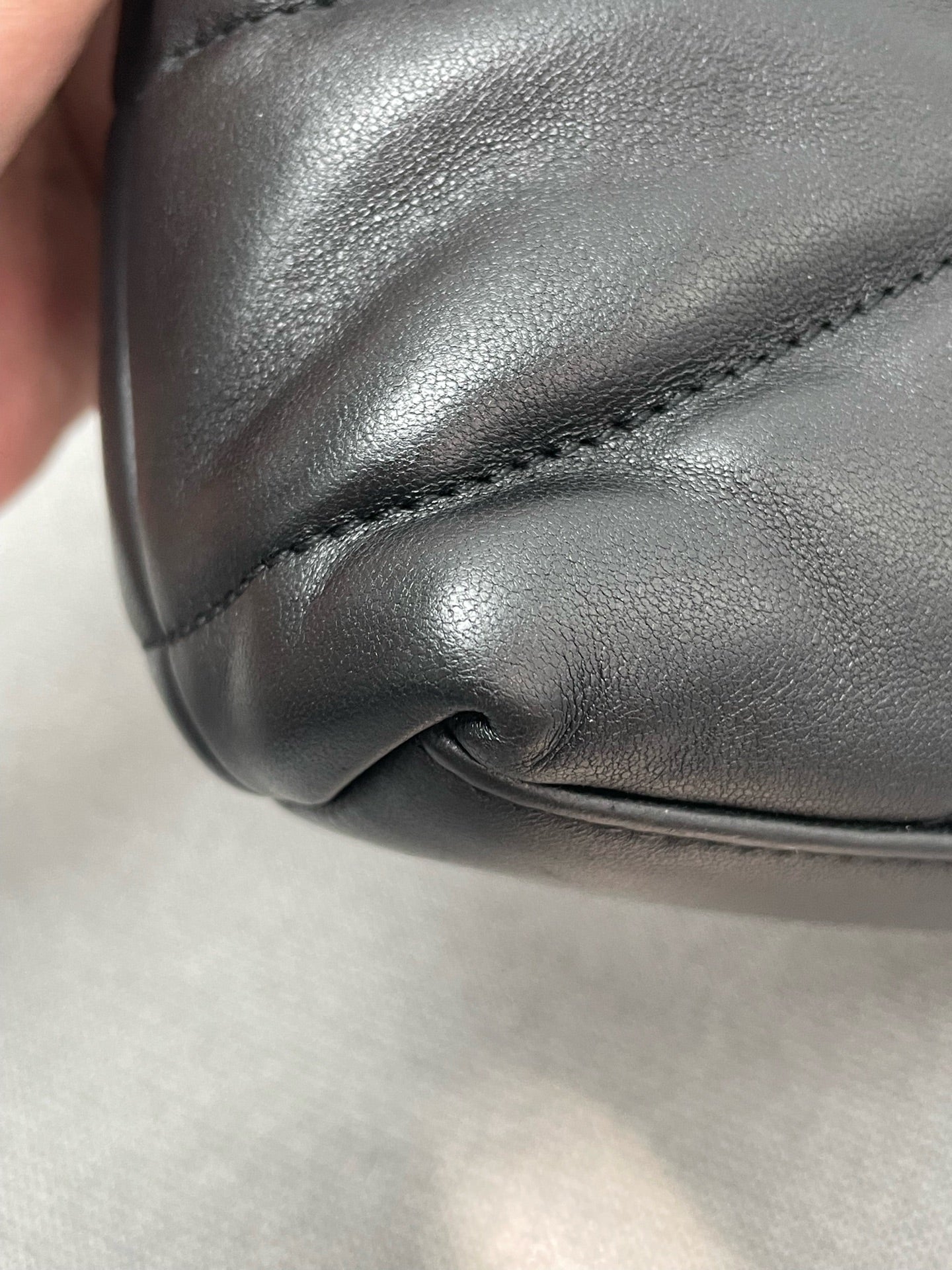 Saint Laurent - Puffer - Leather - Black - (small)