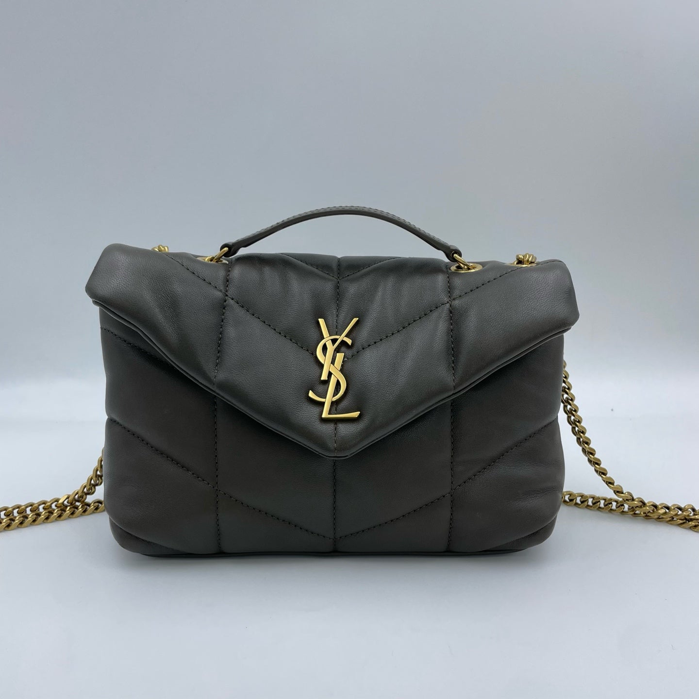 Saint Laurent - Puffer - Leather - Green - (mini)