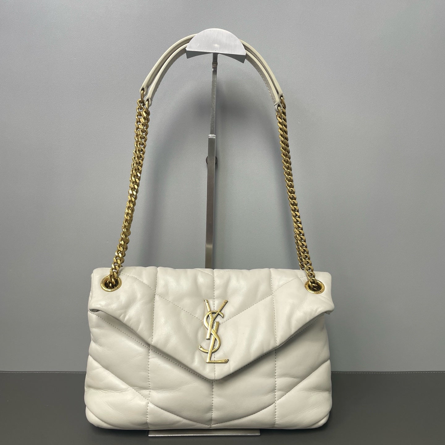 Saint Laurent - Puffer - Leather - White - (medium)