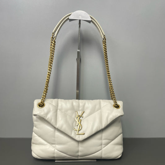 Saint Laurent - Puffer - Leather - White - (medium)