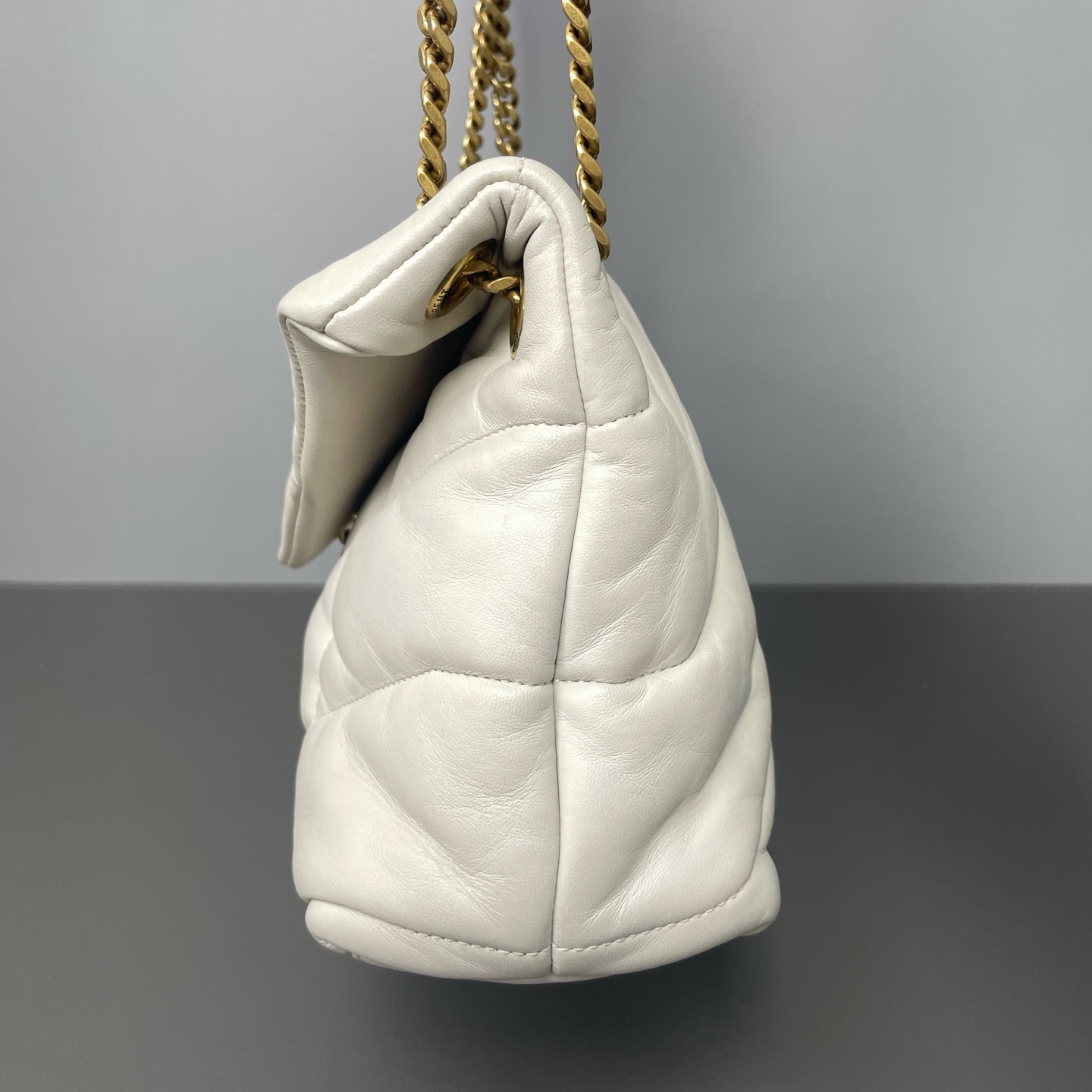 Saint Laurent - Puffer - Leather - White - (medium)