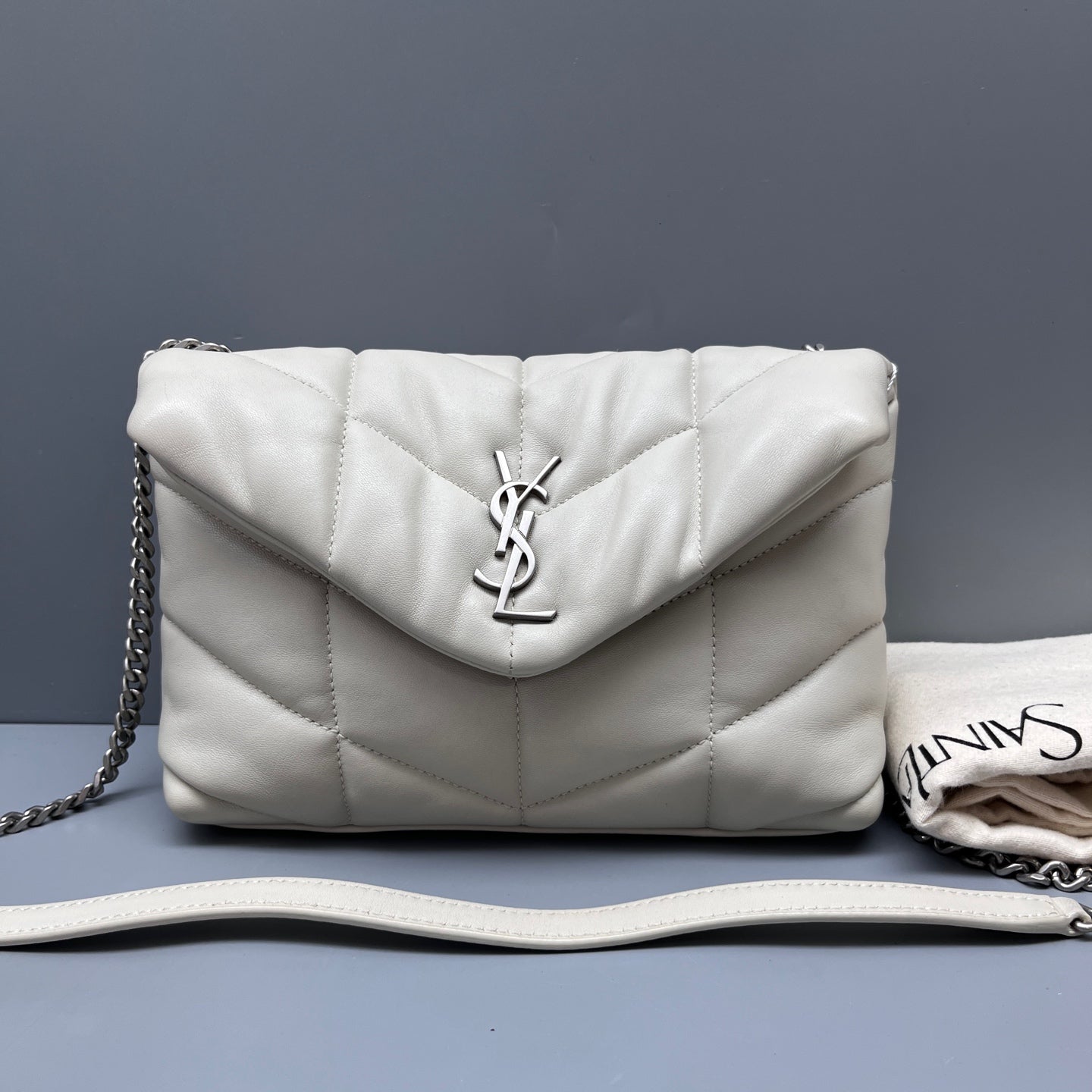 Saint Laurent - Puffer - Leather - White - (mini)