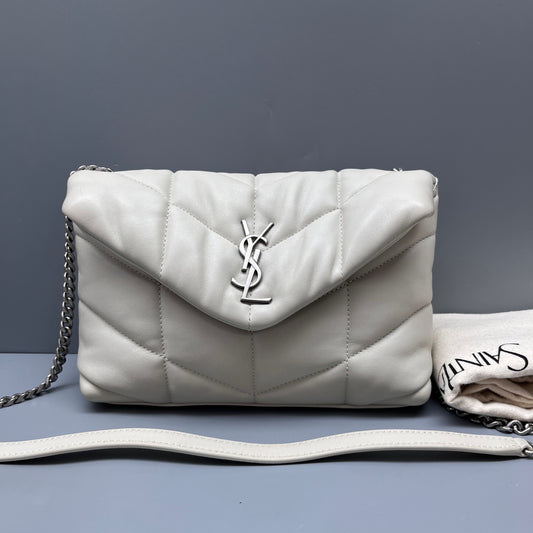 Saint Laurent - Puffer - Leather - White - (mini)