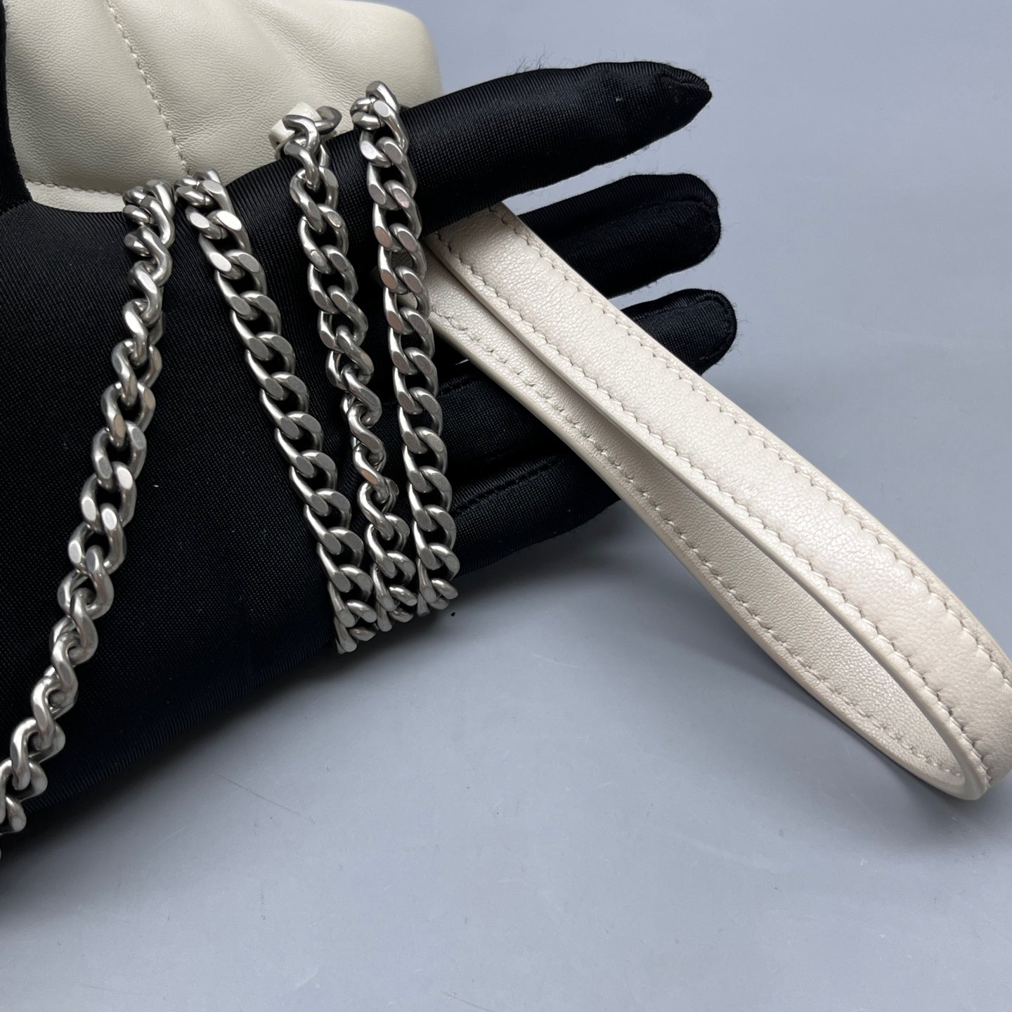Saint Laurent - Puffer - Leather - White - (mini)