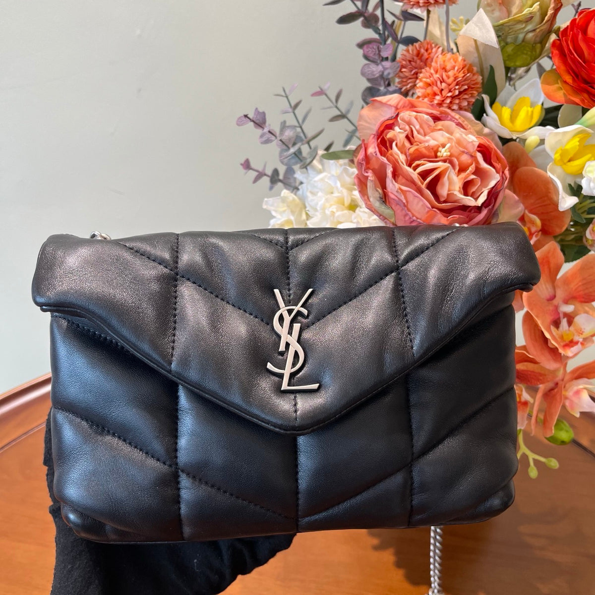 Saint Laurent - Puffer Mini - Leather - Black - (mini)