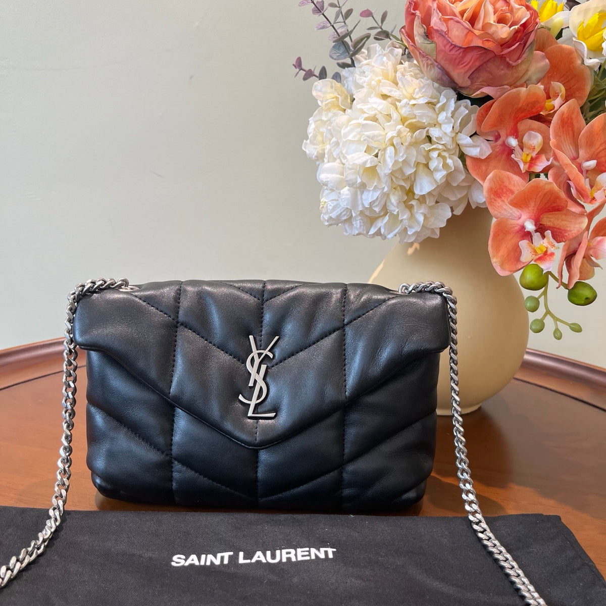 Saint Laurent - Puffer Mini - Leather - Black - (mini)