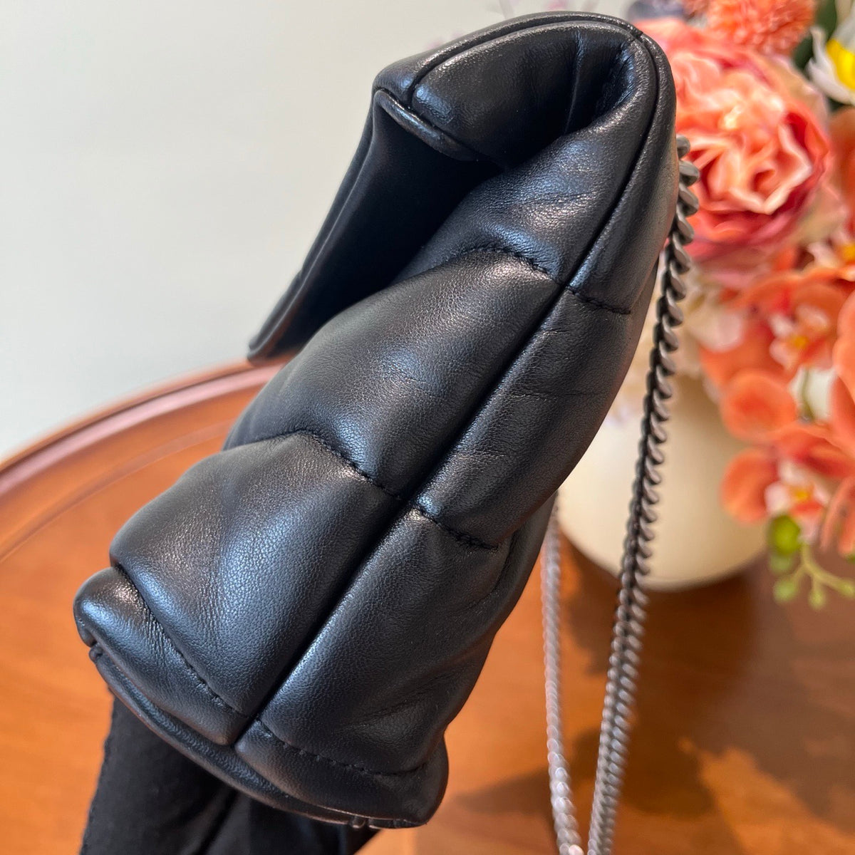 Saint Laurent - Puffer Mini - Leather - Black - (mini)