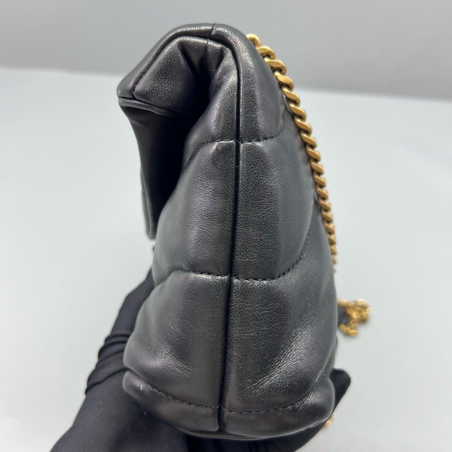 Saint Laurent - Puffer Mini - Leather - Black - (mini)