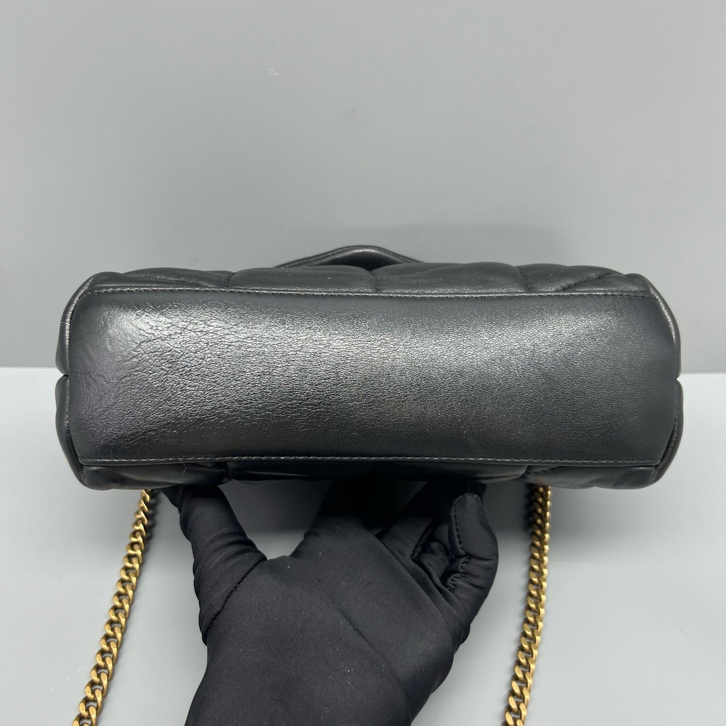 Saint Laurent - Puffer Mini - Leather - Black - (mini)