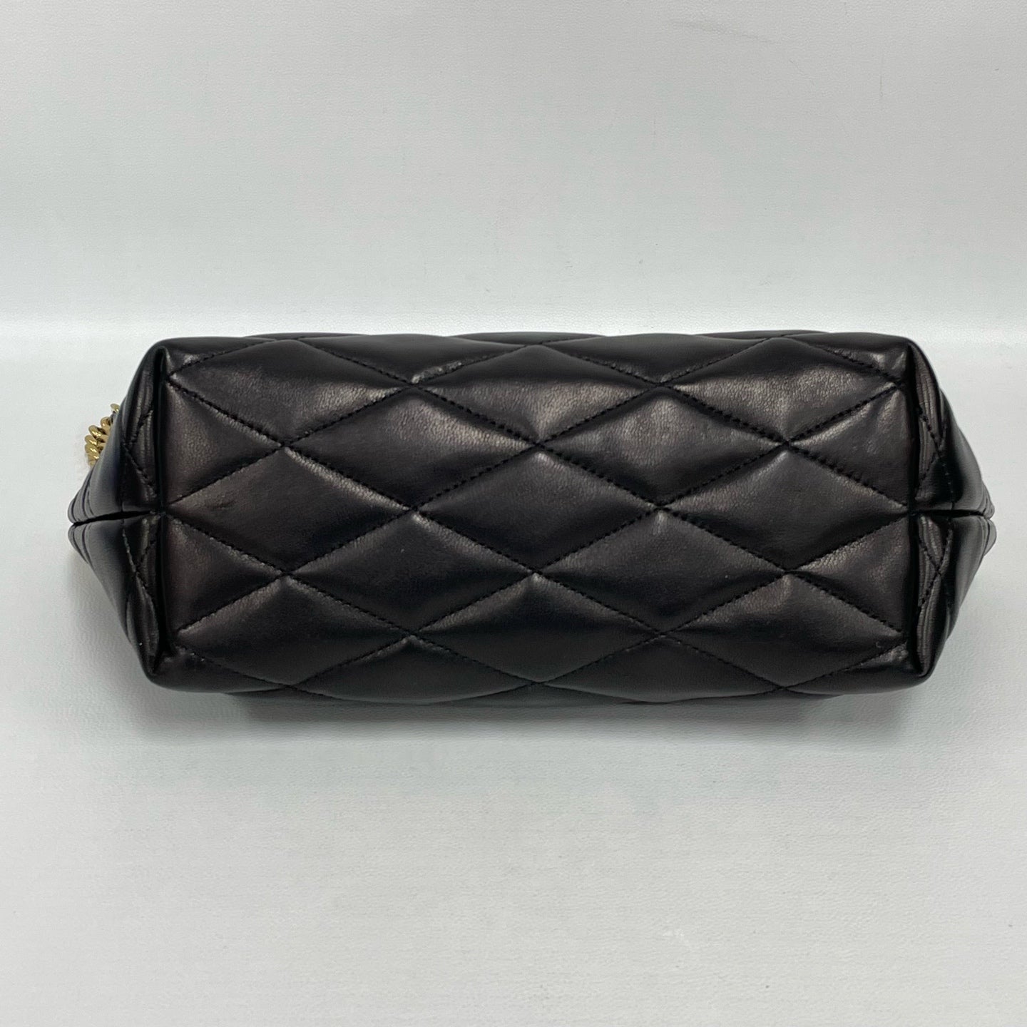 Saint Laurent - Quilted Shoulder Bag - Lambskin leather - Black with Gold-Tone Hardware - (Mini)