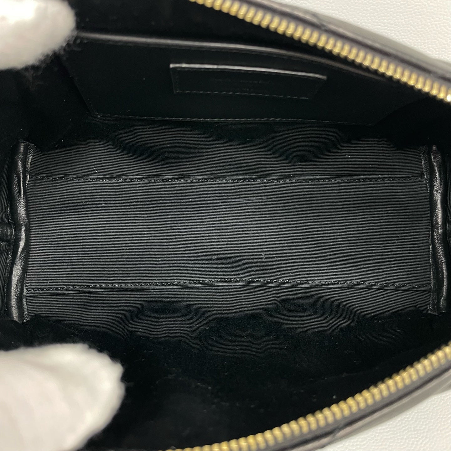 Saint Laurent - Quilted Shoulder Bag - Lambskin leather - Black with Gold-Tone Hardware - (Mini)