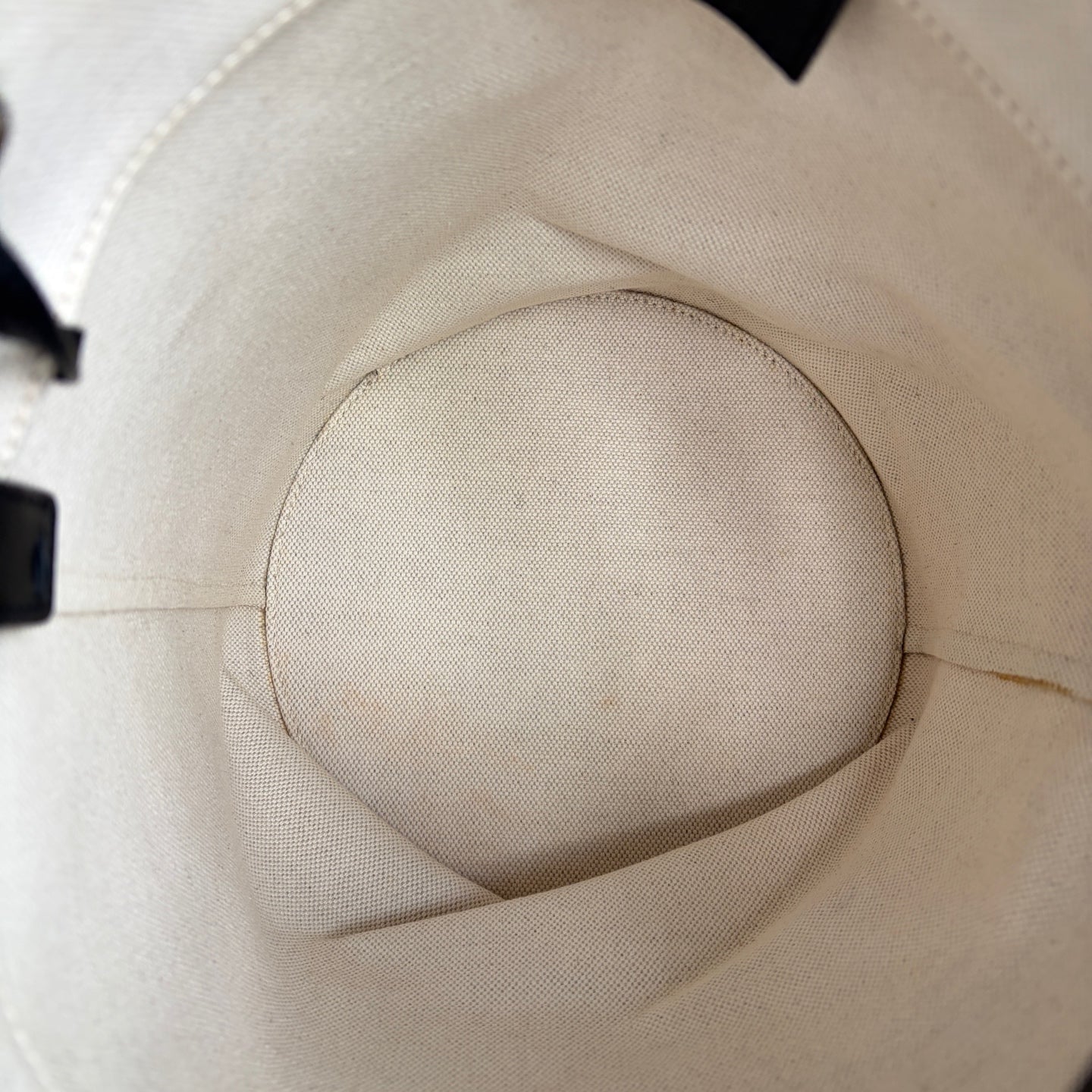Saint Laurent - Rive Gauche Bucket Bag - Linen-blend canvas with cowhide leather trim - Beige - (medium)