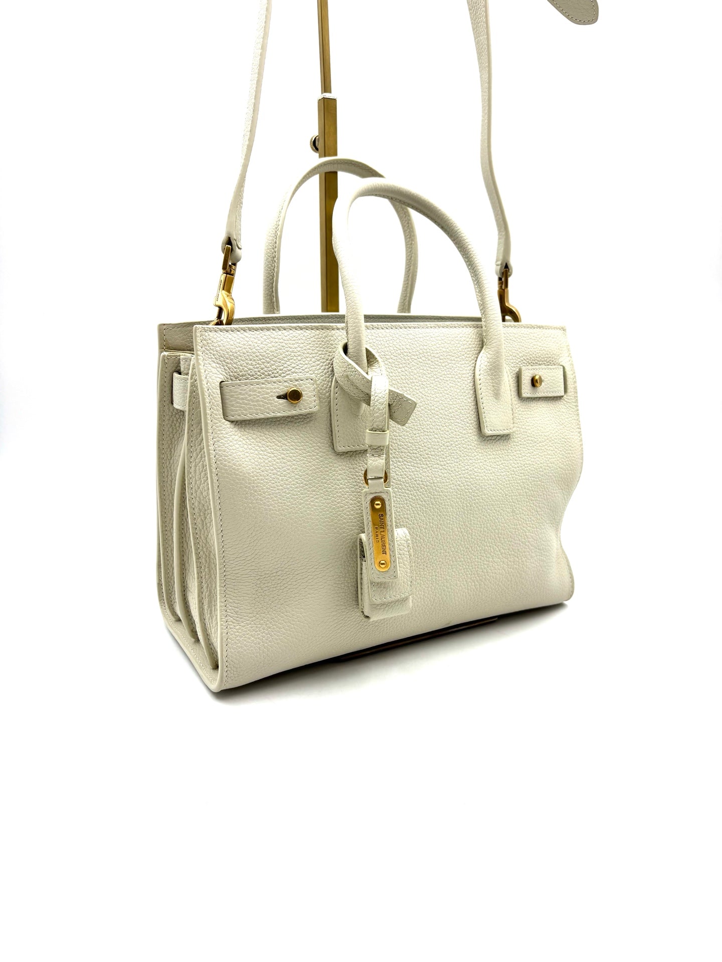 Saint Laurent - Sac de Jour - Leather - White