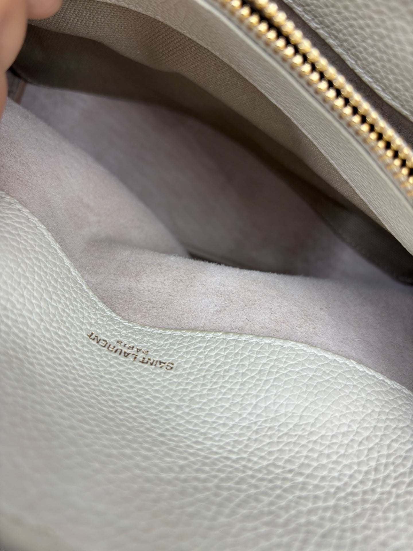 Saint Laurent - Sac de Jour - Leather - White