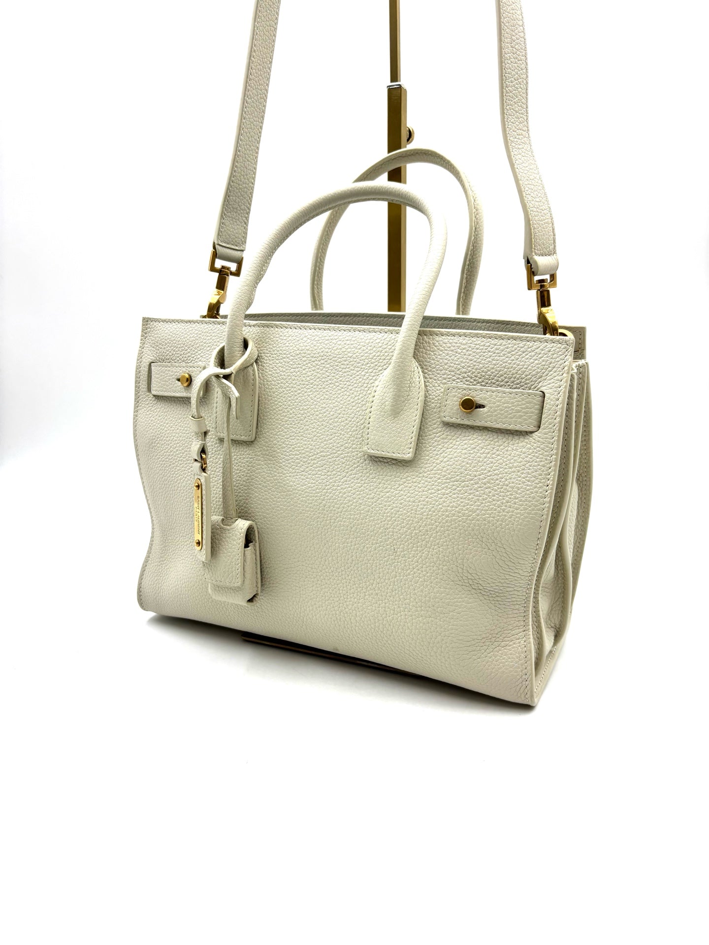 Saint Laurent - Sac de Jour - Leather - White