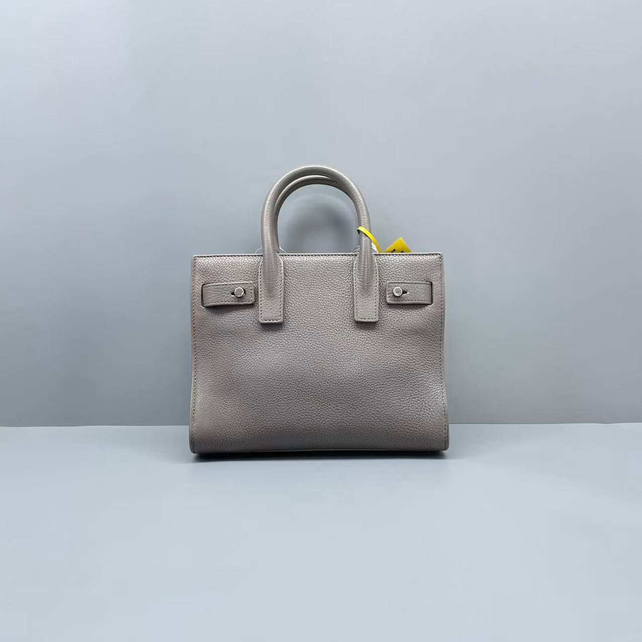 Saint Laurent - Sac de Jour - Grained leather - Grey - (mini)