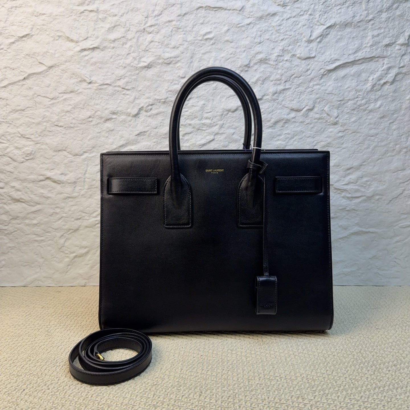 Saint Laurent - Sac De Jour - Leather - Black - (Medium)