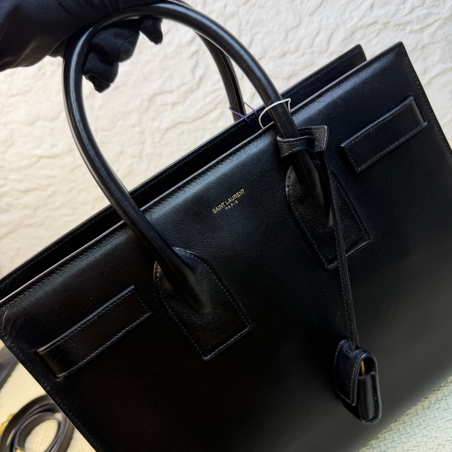 Saint Laurent - Sac De Jour - Leather - Black - (Medium)
